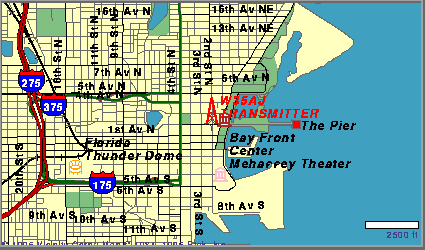 Map of our transmitter location